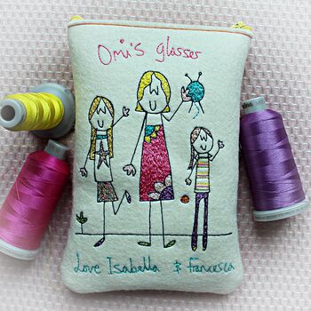 Personalised Embroidered Granny's Glasses Case, 8 of 12