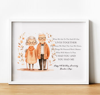 Personalised Grandparent Anniversary Gift, 3 of 8