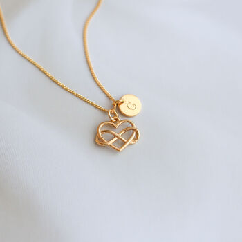 Confirmation Gift For Her, Sterling Silver Infinity Heart Necklace, 10 of 12