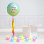 Personalised Tutti Fruity Inflated Orb Balloon, thumbnail 1 of 2