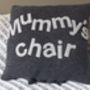 Mummy's Chair Cushion 100% Supersoft Merino, thumbnail 2 of 5