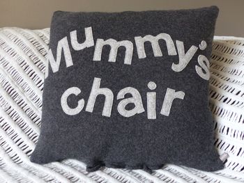 Mummy's Chair Cushion 100% Supersoft Merino, 2 of 5