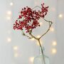 Red Berry Wooden Garland, thumbnail 2 of 4