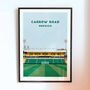Norwich Carrow Road Football Stadium Art Print Gift, Framed Or Unframed, thumbnail 1 of 9