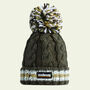 Deep Forest Cable Reflective Super Bobble Hat, thumbnail 1 of 2