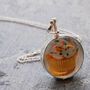 Vintage Style Gold Plated Silver Round Glass Locket, thumbnail 2 of 4