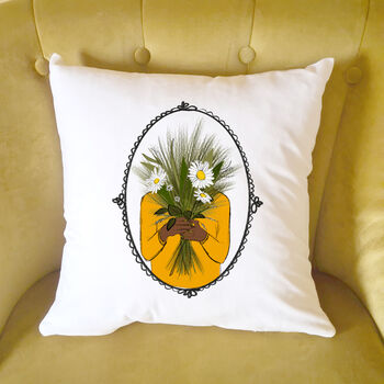 Personalised Birth Flower Cushion Gift, 8 of 11