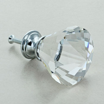 Normal Crystal Cabinet Knobs Glass Kitchen Cupboard Knobs 