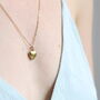 Tiny Small Heart Miniature Personalised Locket Necklace, thumbnail 10 of 12