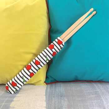 Striped Cherry Drum Stick Holder, 4 of 4