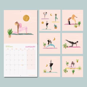 2024 Laura Page Calendar | Yoga Flow | Artist Collab, 10 of 12