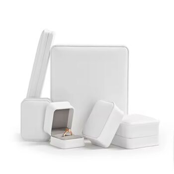 Monaco D’or Gold White Floss Ombré Travel Jewellery Box, 4 of 4