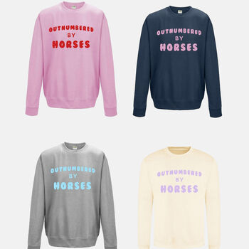 Ounumberd By Horses Sweatshirt, 3 of 4