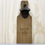 Personalised Magnetic Wooden Wall Bottle Opener, thumbnail 3 of 4
