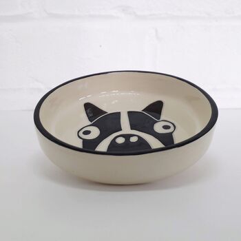 Illustrated Ceramic Dog Dish, 3 of 5