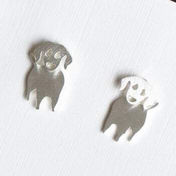 Personalised Sweet Dog Earring Jacket In A Box, 6 of 7