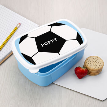 Personalised Kids Football Lunch Box, 5 of 8