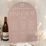 Manhattan Acrylic Wedding Table Plan, thumbnail 4 of 7