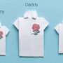 Personalised England Rugby Team Shirts Card, thumbnail 6 of 6