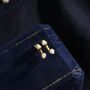 White Opal Droplet Ear Jacket In Sterling Silver, thumbnail 6 of 10