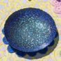 Marine Blues Mosaic Glass Bowl, thumbnail 1 of 7