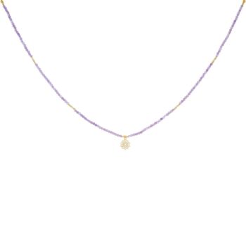 Crown Chakra Amethyst And Labradorite Bracelets And Necklaces, 5 of 9