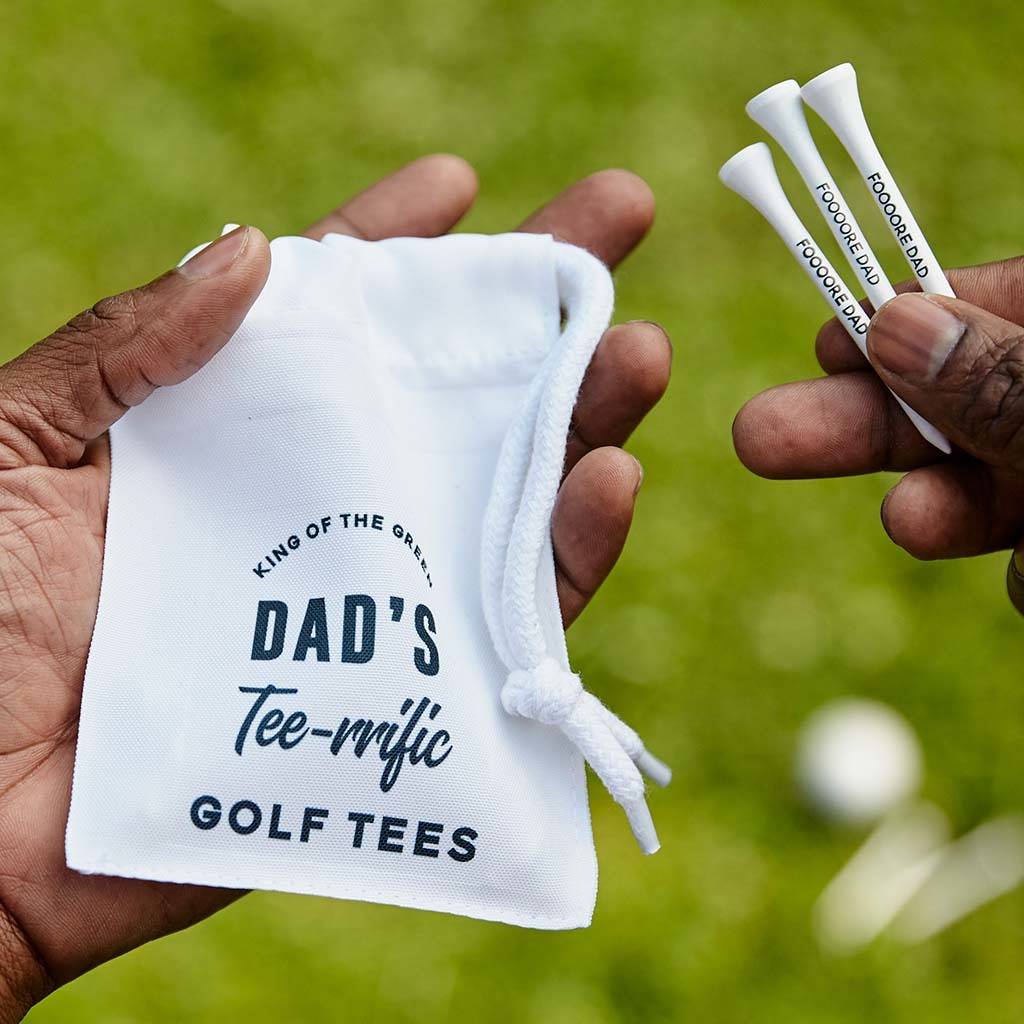 Personalised Golf Tees And Bag, 1 of 5