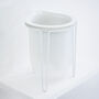 Flo, Self Watering Ceramic And Glass Planter With Stand, thumbnail 7 of 7