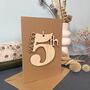 Personalised 5th Wood Wedding Anniversary Card, thumbnail 9 of 10