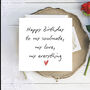 Happy Birthday To My Soulmate My Love My Everything Card, thumbnail 1 of 3