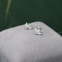 Mystic Ab Cz Marquise Crown Stud Earrings, thumbnail 4 of 12