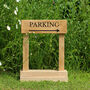 Portable Oak Engraved Sign, thumbnail 2 of 5