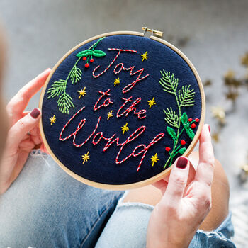 Joy To The World Soulful Hoop Kit, 2 of 4