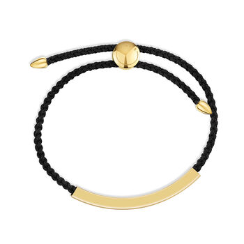 Friendship Bar Bracelet 18 K Gold Plated Steel, 2 of 4