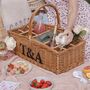Personalised Party Basket With Six Glasses, thumbnail 1 of 8
