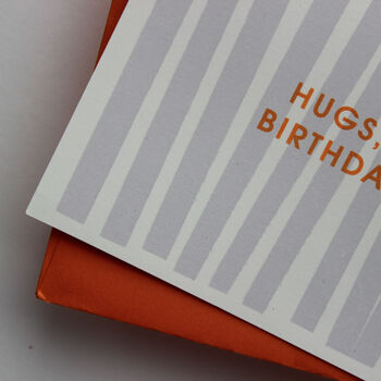 Hand Printed Birthday Card For Friend, 2 of 4