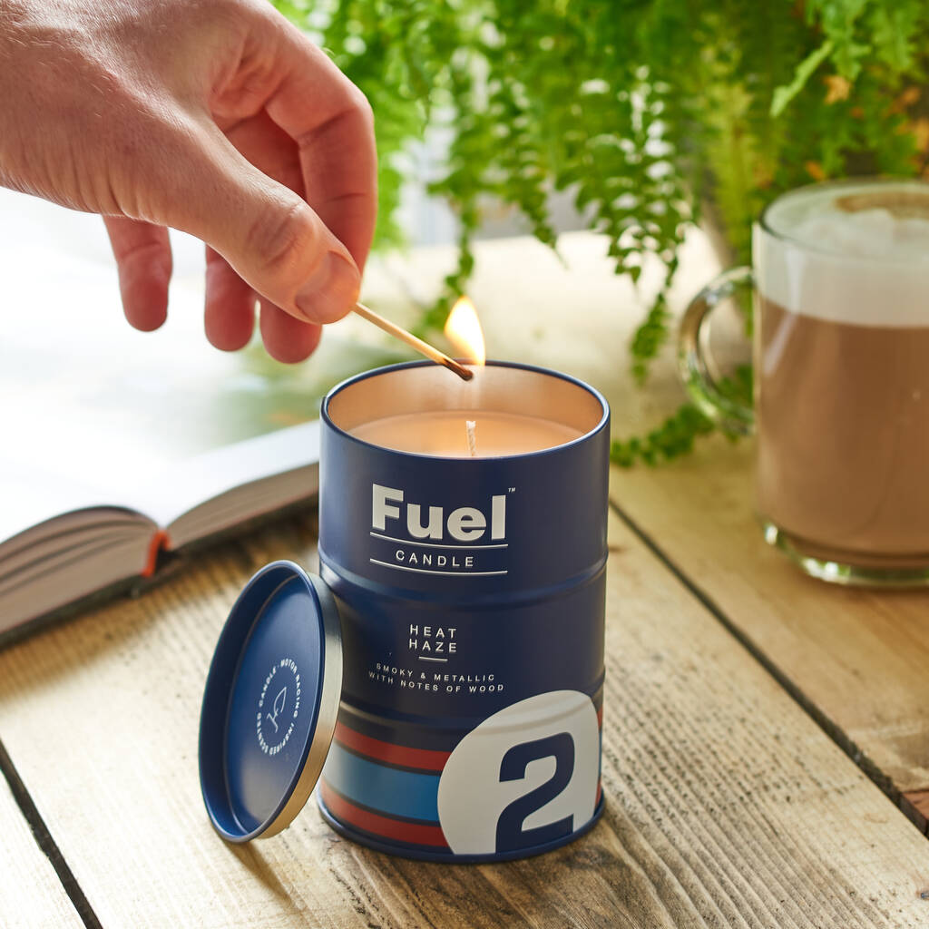 Fuel Candle Motor Racing Inspired Scented Candle, 1 of 5
