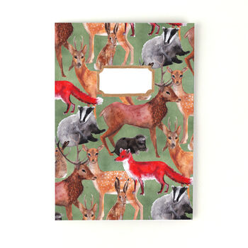 Sylvan Forest Animals Print Notebook, 3 of 8