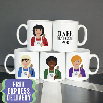 Personalised Chef Or Baker's Mug Male Or Female, 2 of 8