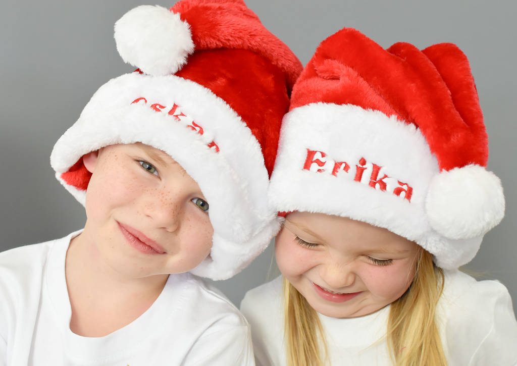 Personalised Christmas Santa Hat, 1 of 7