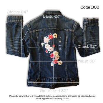 Vintage Jacket With Japanese Cherry Blossom Embroidery, 6 of 11