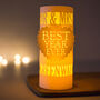 1st Anniversary Best Year Ever Personalised Lantern, thumbnail 6 of 6