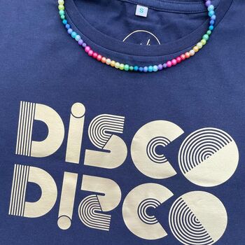 Disco Rainbow Pearl Necklace, 5 of 5