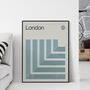 London City Travel Print, thumbnail 1 of 4