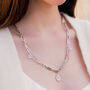 Pearl And Coin Starlight Double Chain Necklace, thumbnail 2 of 5