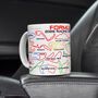 Formula 2026 Track Circuits White Edition Mug, thumbnail 3 of 4