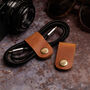 Personalised Leather Cable Tidy Organiser Medium, thumbnail 2 of 7