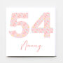 Happy Birthday Age Confetti Greeting Card, thumbnail 2 of 6