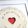 Personalised Wedding Jammy Biscuit Framed Print, thumbnail 3 of 3
