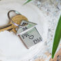 Personalised Housewarming Gift Couples New Home Keyring, thumbnail 2 of 10